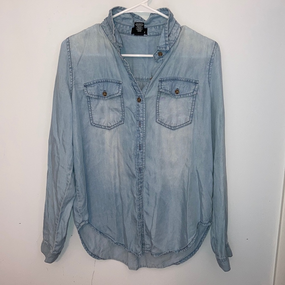 Denim Style Cardigan